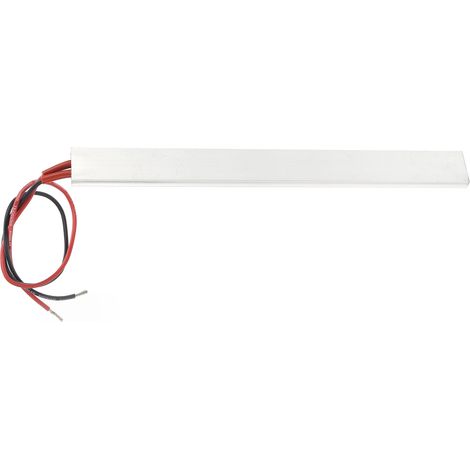 Plaque chauffante PTC en aluminium 200x21x5mm, régulation thermique 230°C, isolation électrique pour 220V AC.