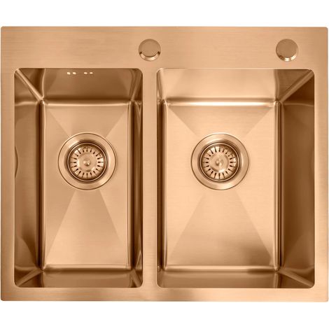 Steel Sink Rea Toby Brush Copper