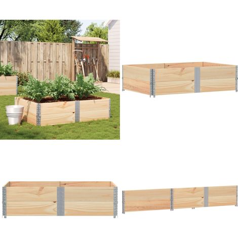 Jardinière 150x100 cm bois de pin massif - Jardiniered'extérieure - Jardinière Bois - Pot De Fleurs Extérieur - Bac Plante - Décoration Jardin - Home & Living (1/5)