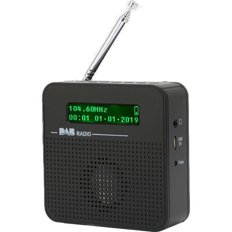 Tragbares Bluetooth-Digitalradio mit FM-Empfang und DAB/DAB-Radio für Spaziergänge und Reisen im Freien (1/5)