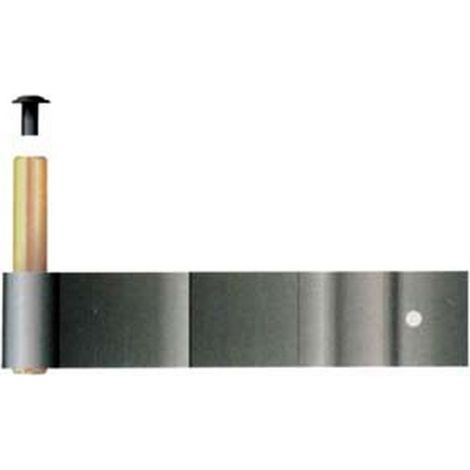 6PZ CARDINI A MURARE PERNO FISSO - mm.135x30 perno  mm.12 - ferro verniciato nero