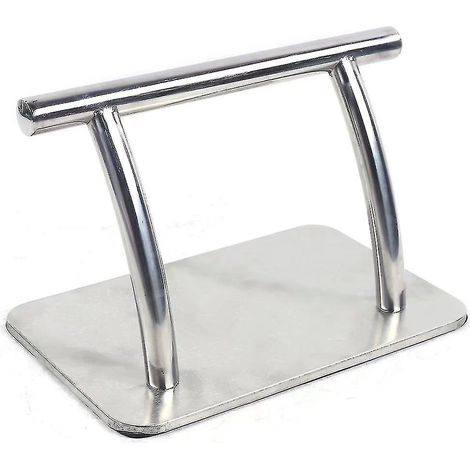 Fauteuil de barbier en acier inoxydable, équipement de barbier pour les pieds (1/4)