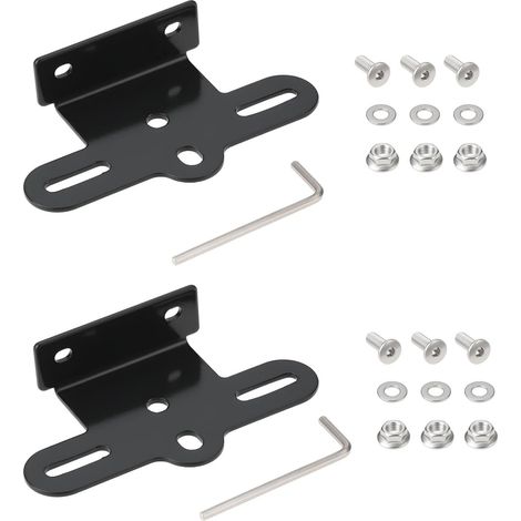 Lot de 2 Supports Réfléchissants pour Porte-Bagages Arrière Compatibles avec La Plupart des Réflecteurs de VTT (1/5)