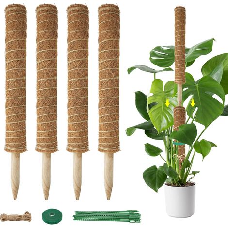 Tuteur Monstera Tuteur Plante Extensible Droit 4Tiges 42cm Long Up to 133cm (1/5)
