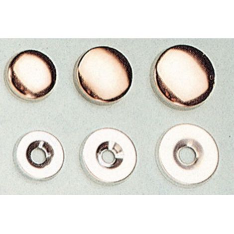 SC BORCHIA COPRIVITE OTTONE NICHELATO 18 MM DA 10 PZ