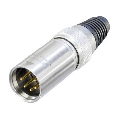 Neutrik NC5MXHD Connettore XLR Spina dritta Numero Poli (num): 5 Argento 1 pz. (1/2)