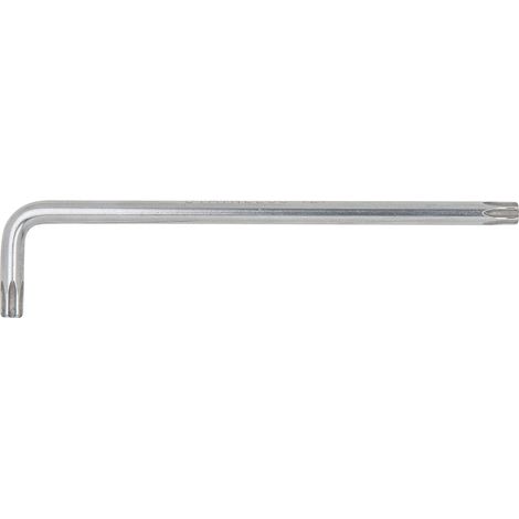 KS Tools EDELSTAHL TX-Winkelstiftschlüssel mit Bohrung, lang, TB25
