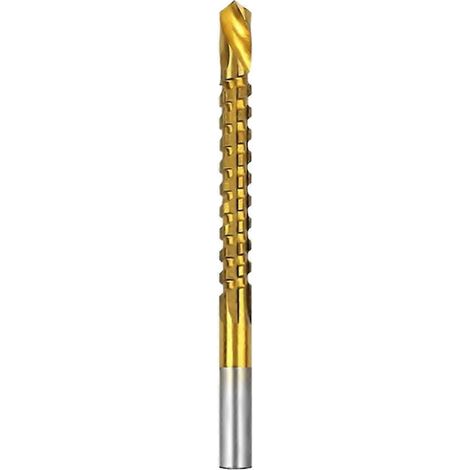 Foret de 6,5 mm à revêtement en titane, à spirale dentelée. (1/5)