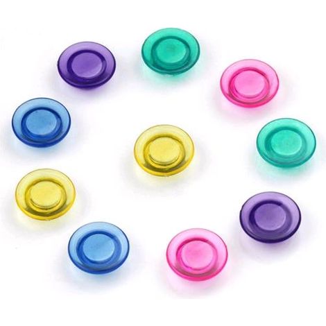 TECHLY Calamite per Lavagna Magnetica 10 pz Multicolor (1/5)