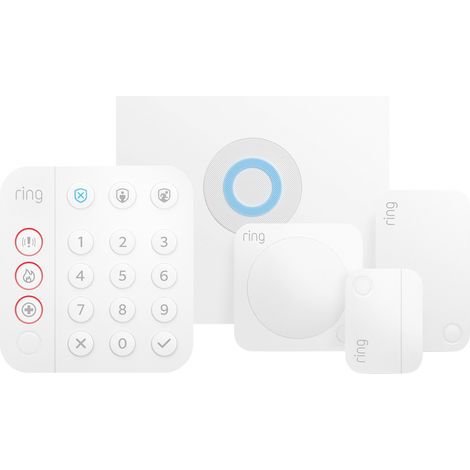 ring Alarm 5 Piece Kit (2nd Gen) - HB 4K11SZ-0EU0 Funk-Alarmanlagen-Set Funk-Alarmanlagen-Set (1/5)