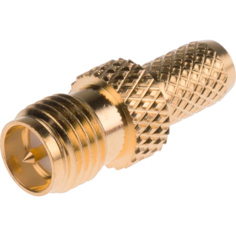 Connecteur coaxial RS PRO Femelle Droit, raccordement A sertir 50O Montage sur câble ( Prix pour 1 ) (1/2)
