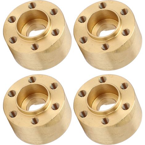 Cet ensemble comprend un adaptateur hexagonal élargi avec des contrepoids en laiton pour jantes de roue résistantes à l'usure, adapté aux jantes de 1,9 pouce et 2,2 pouces, 12 mm/0,5 pouce. (1/5)