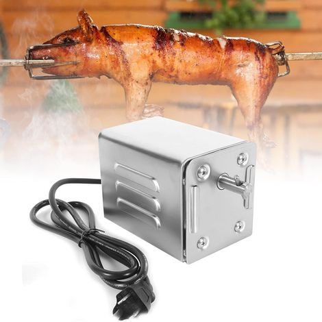 Moteur de Barbecue,SP-S40 Acier Inoxydable Barbecue Grill Moteur pour Brochettes, Barbecue, Poulet, Porc, Chèvre grillée à l'extérieur(70KG) (1/5)