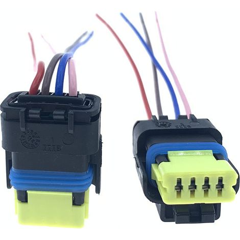Applicable to Nissan Sunny, March, Qashqai, Teana, Murano, and Sylphy car wiring harness connectors and taillight connectors (4P). (1/4)