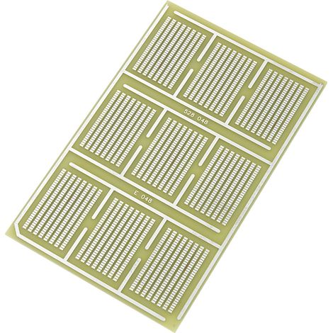 TRU COMPONENTS SU528048 SMD-Europlatine Epoxyd (L x B) 160 mm x 100 mm 35 µm Rastermaß 1.27 mm Inha (1/2)