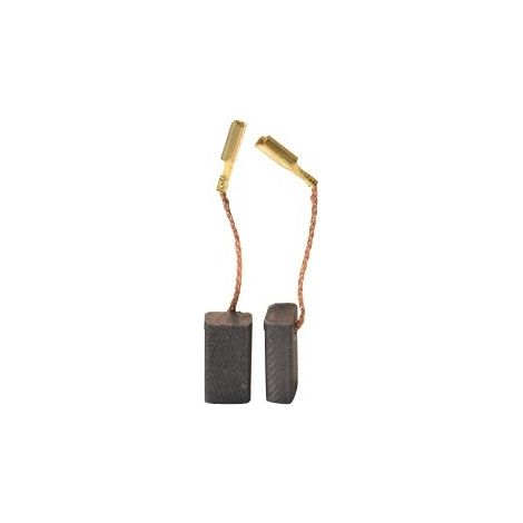 Juego de 2 carbones adaptables para Casals. Dimensiones: 5 x 8 x 15 mm.