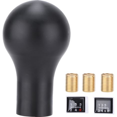 Pommeau de levier de vitesses en plastique noir pour boîte manuelle 5 vitesses CITROËN C1 C3 C4 (1/5)