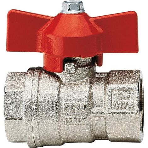 15PZ VALVOLA A SFERA IDEAL IN OTTONE F/F Art. 092 mis. 3/8