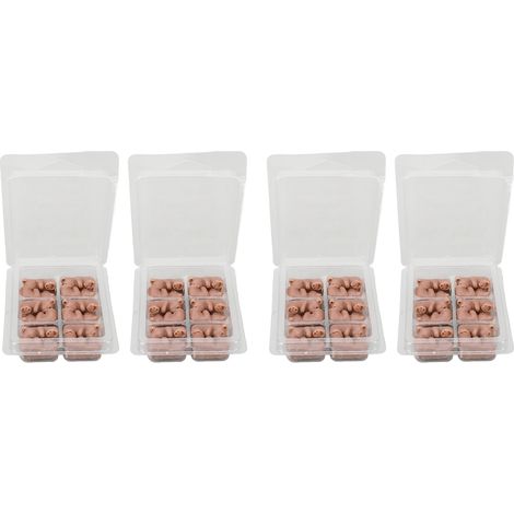 Cire De Soja Parfumée - Cube En Forme D'ours Pour Réchauffeur Électrique - Arôme Café Pour Maison Et Chambre - Lot De 4 Boîtes (1/5)