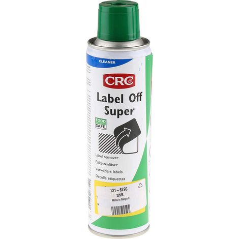 Décolle étiquettes multipositions. CRC LABEL OFF Super Aérosol 250 ml ( Prix pour 1 )