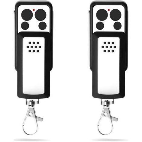 Telecommande Universelle PortailLot de 2 Télécommandes de Portail 433,92 MHz – Compatible avec 114253, OLD 104250, RED 104257, 104251, 104350 – 4 Canaux, Code Tournant, Design à Glissière – Piles Incl (1/4)