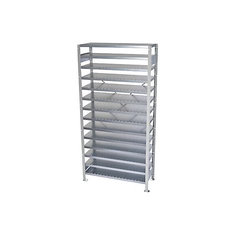 Estantería ensamblable para cajas de estantería H x A 2100 x (1/2)