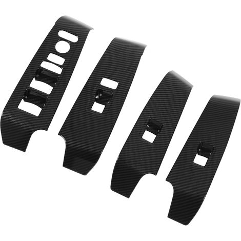 Couvercle de Panneau Interrupteur Lève-Vitre Voiture Style Fibre Carbone Compatible Civic 11e 2022 Conduite à Gauche (1/5)