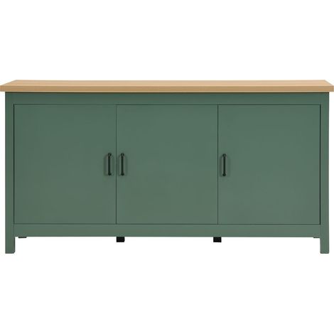 Buffet 3 portes vert 160 cm - Sana (1/5)