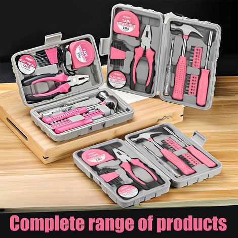 Quincaillerie domestique : pinces, clés, marteaux et trousse à outils de réparation (24 pièces) (1/4)