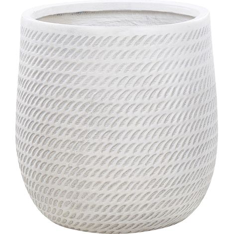 Plant Pot LIVADIA 39 cm Off-White