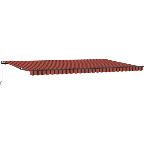 Maison Exclusive - Tenda Retrattile arancione e marrone 600 × 300 cm