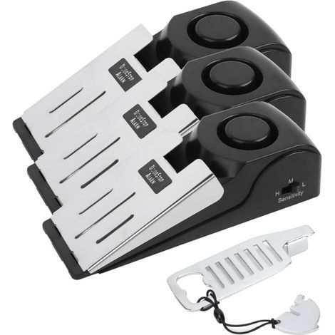 Door Lock Alarm Double Protection Security Door No Installation Required Extra Privacy and Security in Hotel House (1/5)