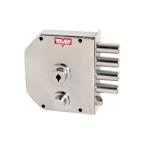 Cerradura Seguridad Sobreponer  7001 Oro 1Punto IzquierdaTover