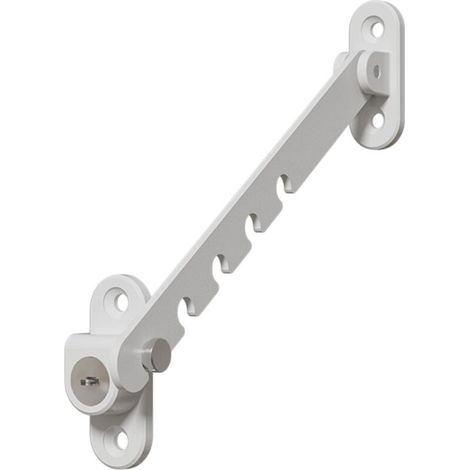 Fenêtre tendeur-verrouillage de sécurité-porte-limiteur de - verrouillage - Windhook - expander - pour l'extérieur et l'Intérieur de la Cabine Crochet émerillon-Blanc -