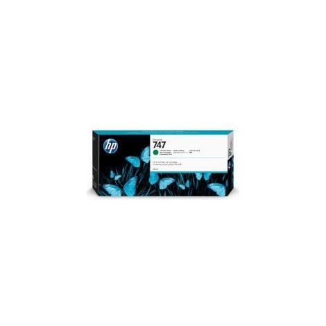 HP Cartucho de tinta verde cromática DesignJet 747 de 300 ml
