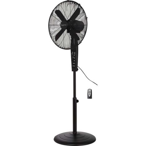 [GEBRAUCHT] B-Ware Sygonix Standventilator Ventilator höhenverstellbar mit Fernbedienung schwarz (1/2)