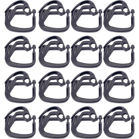 CCYKXA Clips De Filet D'Ombre 100 Pièces Crochets De Fixation Robustes Pour Jardin Serre Accessoires De Filet D'Ombrage Extérieur Faciles À Installer (1/5)