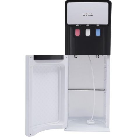 Distributore d'acqua con caricamento dal basso, distributore d'acqua indipendente per acqua calda e fredda, distributore d'acqua calda e fredda bianca per uffici, asili nido, case, palestre 90W/500W