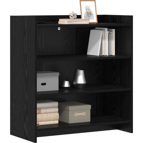 Sideboard/Anrichte/Buffet Schwarze Eiche 75 x 36 x 80 cm Holzwerkstoff LXWW996420 (1/5)