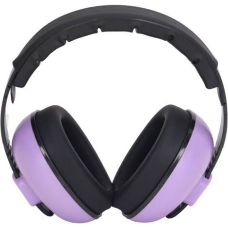 Casque Anti-Bruit - Réduction Sonore 31dB - Coque ABS Et Mousse Épaisse - Pour Voyage Et Concert - Couleur Violette (1/5)