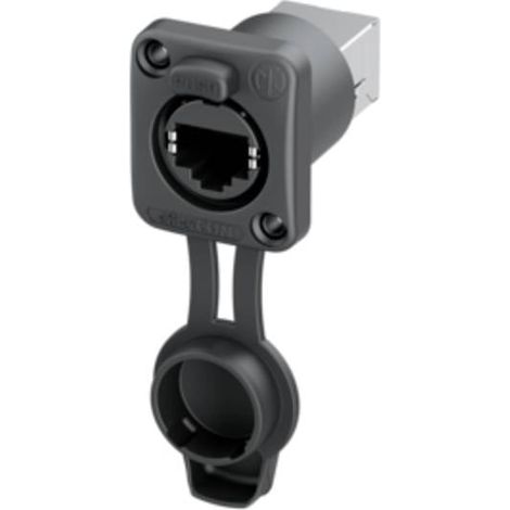 Neutrik Presa da incasso etherCON TOP airtight NE8FDPS-TOP Presa Nero 1 pz.