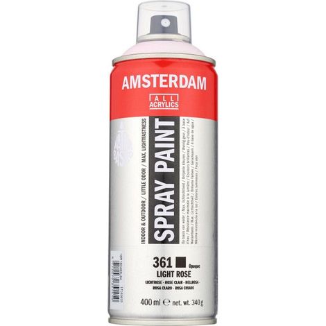 Bombe de peinture Amsterdam 400 ml rose clair (1/2)
