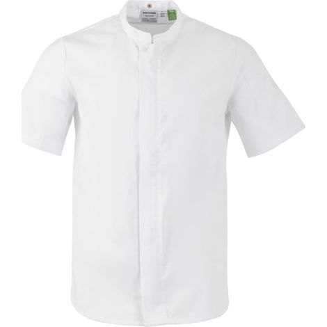Veste de cuisinier en maille à manches courtes Southside Harlem blanche L