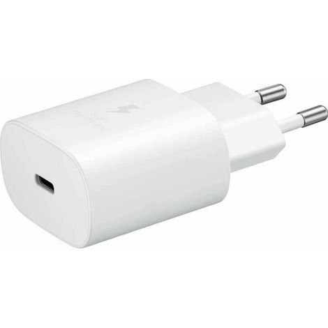 Samsung EP-TA800NWEGEU Caricabatterie Ricarica Rapida 25W USB-C Universale Bianco (1/5)