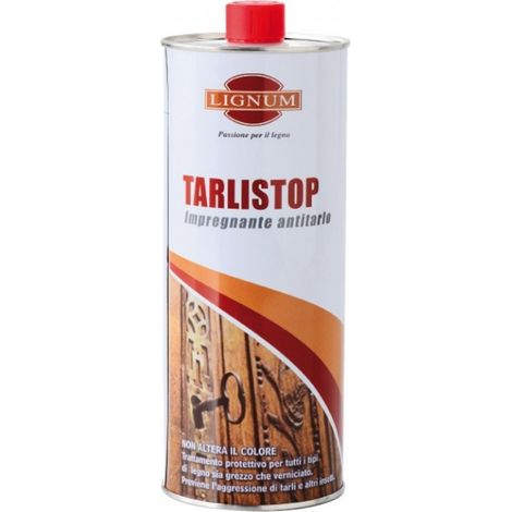 Lignum tarlistop 1lt antitarlo protettivo trasparente per legno (1/3)