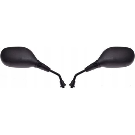 Espejos para motocicleta M10 Espejo Espejo Uni Negro KPL Scooter Quad ATV (1/2)