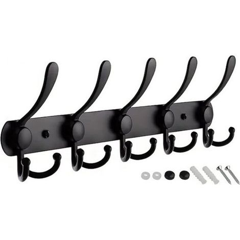 Gancho de pared para abrigos,Perchero de acero inoxidable (paquete de 1),Gancho de pared robusto para abrigos (1/5)