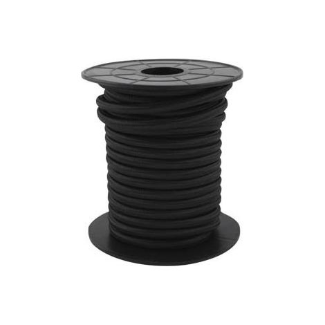 Cavo elettrico tessile 10 metri 2x0,75 mm Nero GSC 3902991