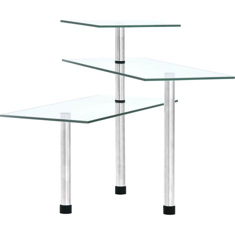 Maison Exclusive - Scaffale da Cucina Angolare a 3 Livelli Vetro temperato (1/5)