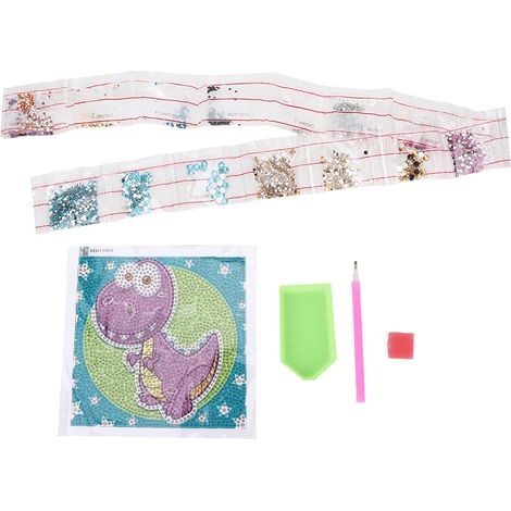 Kit de Peinture Diamant Dinosaure – Loisir Créatif DIY Enfant, Artisanat Maternelle, Décoration Maison Cadeau (1/5)